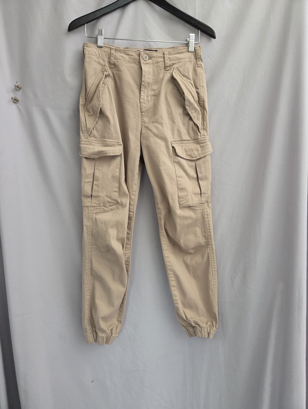 Bench Tan Cargo Joggers with Elastic Ankles